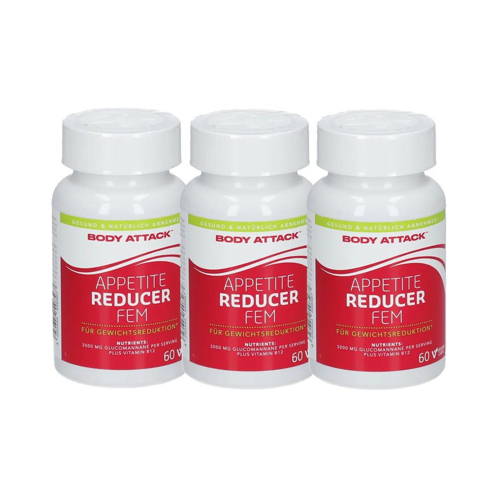 Appetite Reducer Kapseln Dreierpack 3x60 St