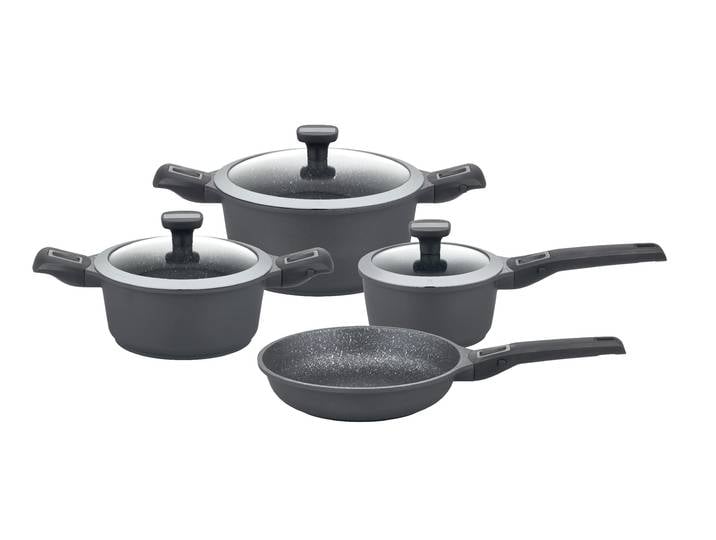 Topf-Set GSW Easy Click , schwarz, Töpfe, Topf-Set, Induktion