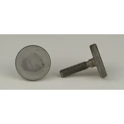 DIN 653 - Stahl blank - M 8x16 - Rändelschrauben niedrige Form