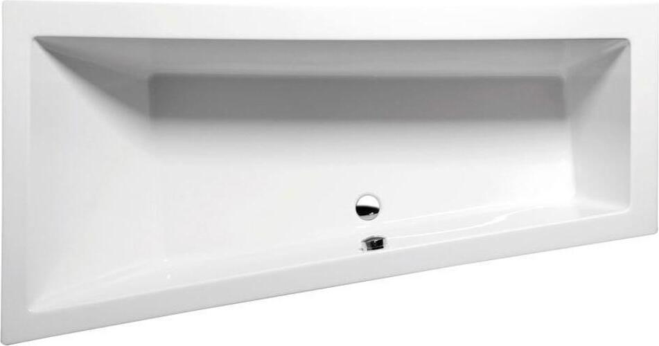 Raumspar Badewanne ANDRA 170x90x45cm, links, weiß