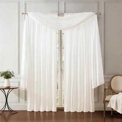 Threadmade Athena Rod Pocket Curtain Panel Set of 3
