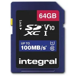 Integral SDXC Flash-Speicherkarte V10 64 GB