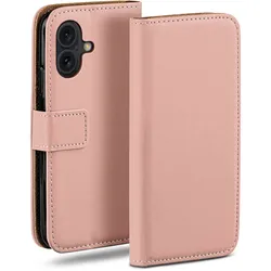 moex Book Case für iPhone 16 Klapphülle mit Kartenfach