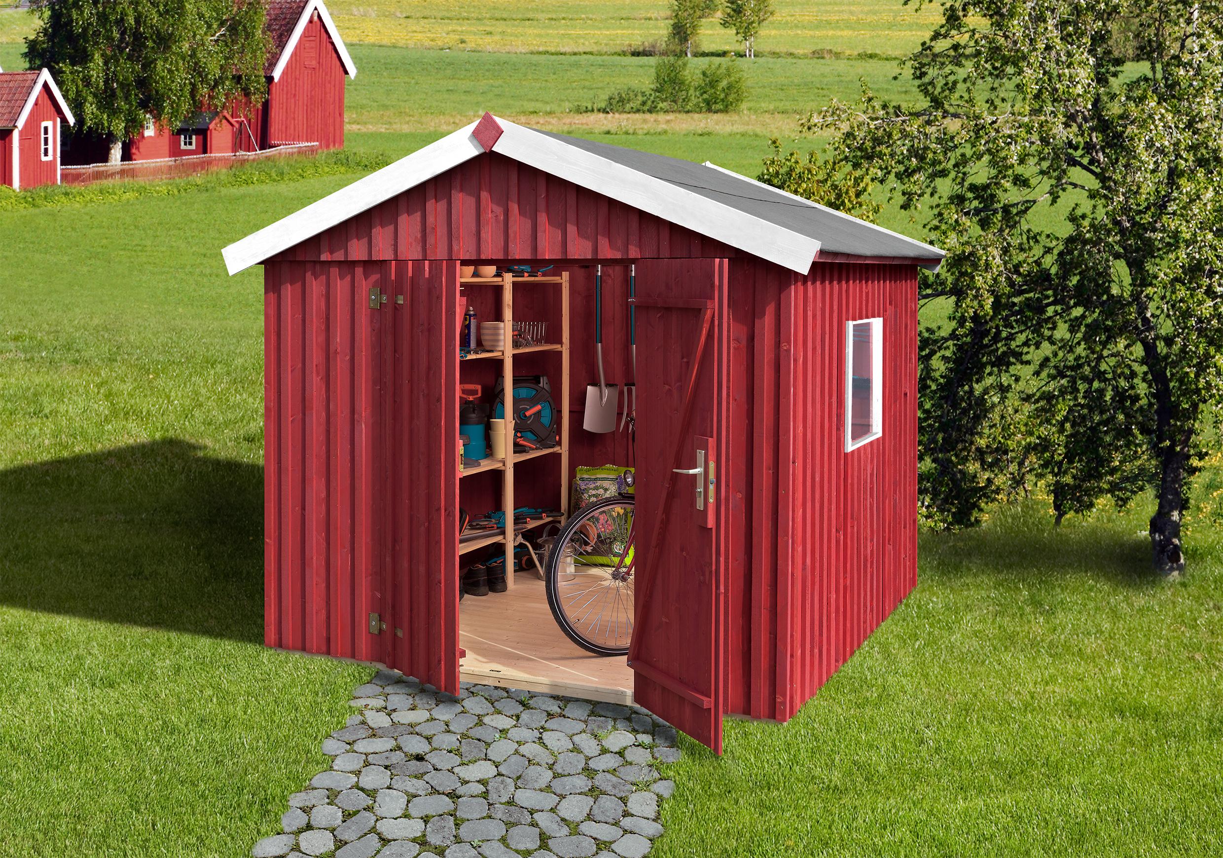 Schwedenhaus Vassbo Gr.3 schwedenrot B x T x H 277 x 286 x 230
