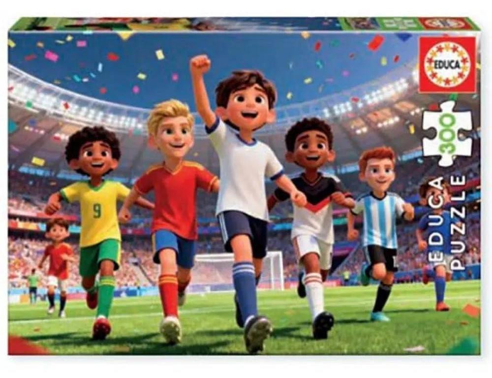 Educa Soccer World Puzzel, 300 stukjes, meerkleurig
