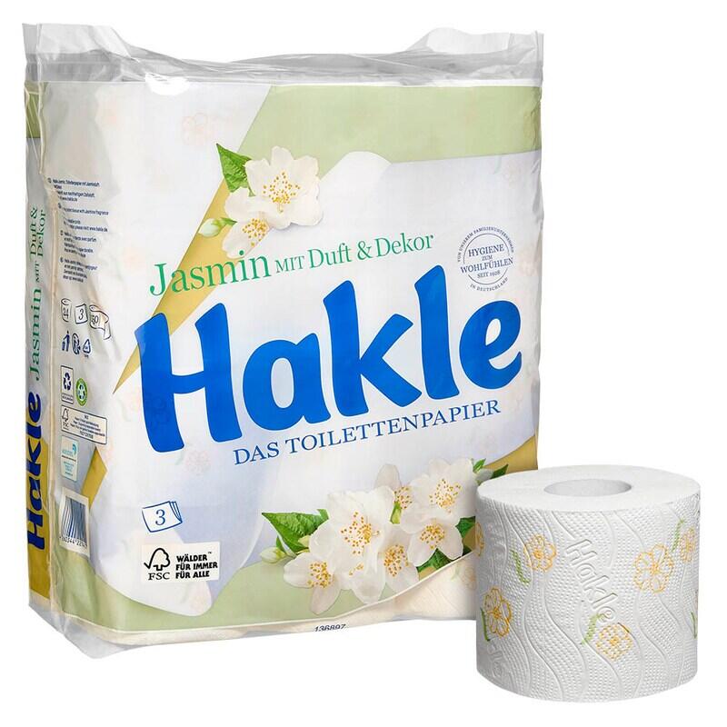 Hakle Toilettenpapier Jasmin 3-lagig 24 Rollen 14220