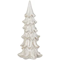 IB Laursen Tannenbaum aus Keramik, 19.5, Ø 7.8 cm, Weiß