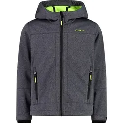 CMP Kinder Funktionsjacke Kapuzen Softshelljacke, Größe 128 in Grau 13