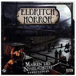 FFG Eldritch Horror: Masken des Nyarlathotep (Deutsch, 1 - 8 Spieler)