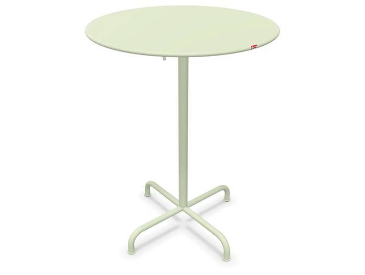 Metall-Stehtisch Rigi Rund von Schaffner / Farbe: Pastellgrün / Grösse: x cm