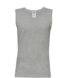 B&C Herren Tanktop Athletic Move T-Shirt TM200 sport grey (heather) M