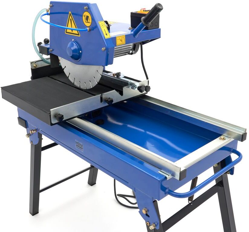 HBM Professional Fliesensägemaschine - Fliesenschneider 2000W - 700 x 110 mm Schnittleistung