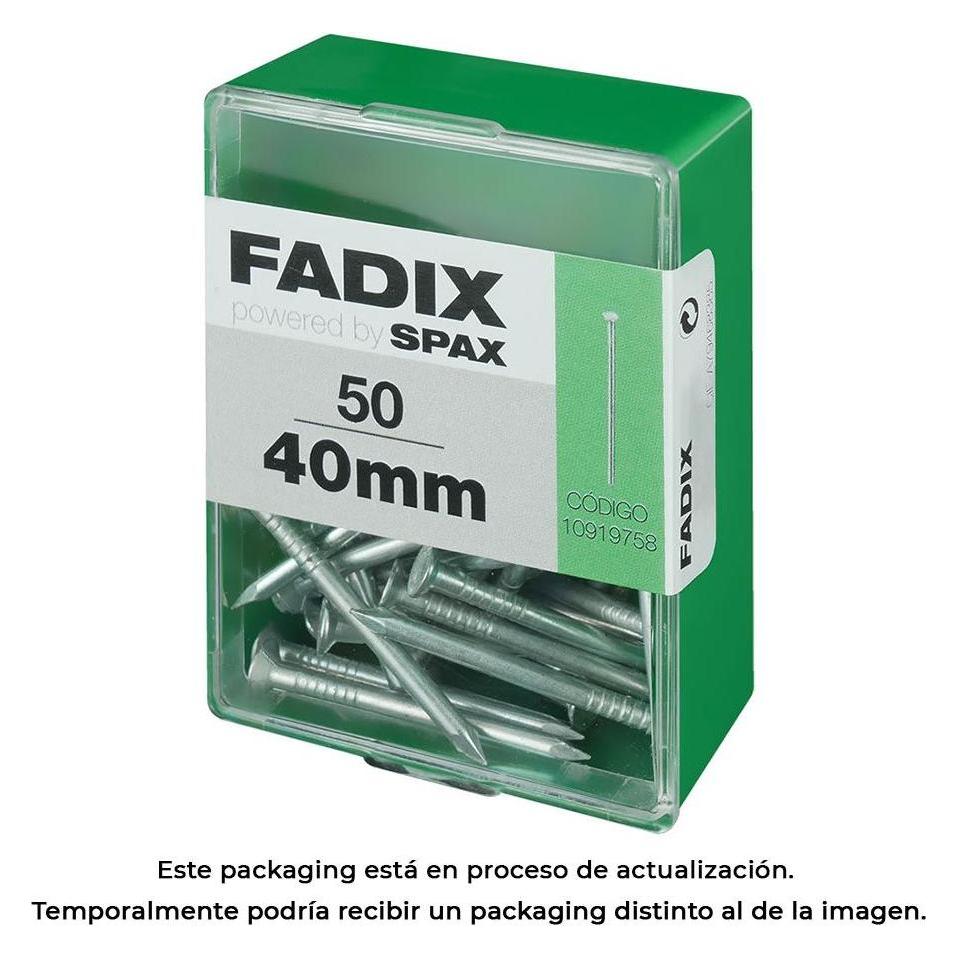Fadix Box m 50 Stück. cp Stahlnagel 2,7x40mm (Metall) (49395387)