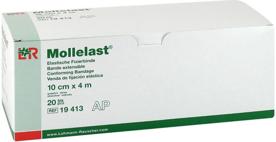 Mollelast 10cmx4m weiss