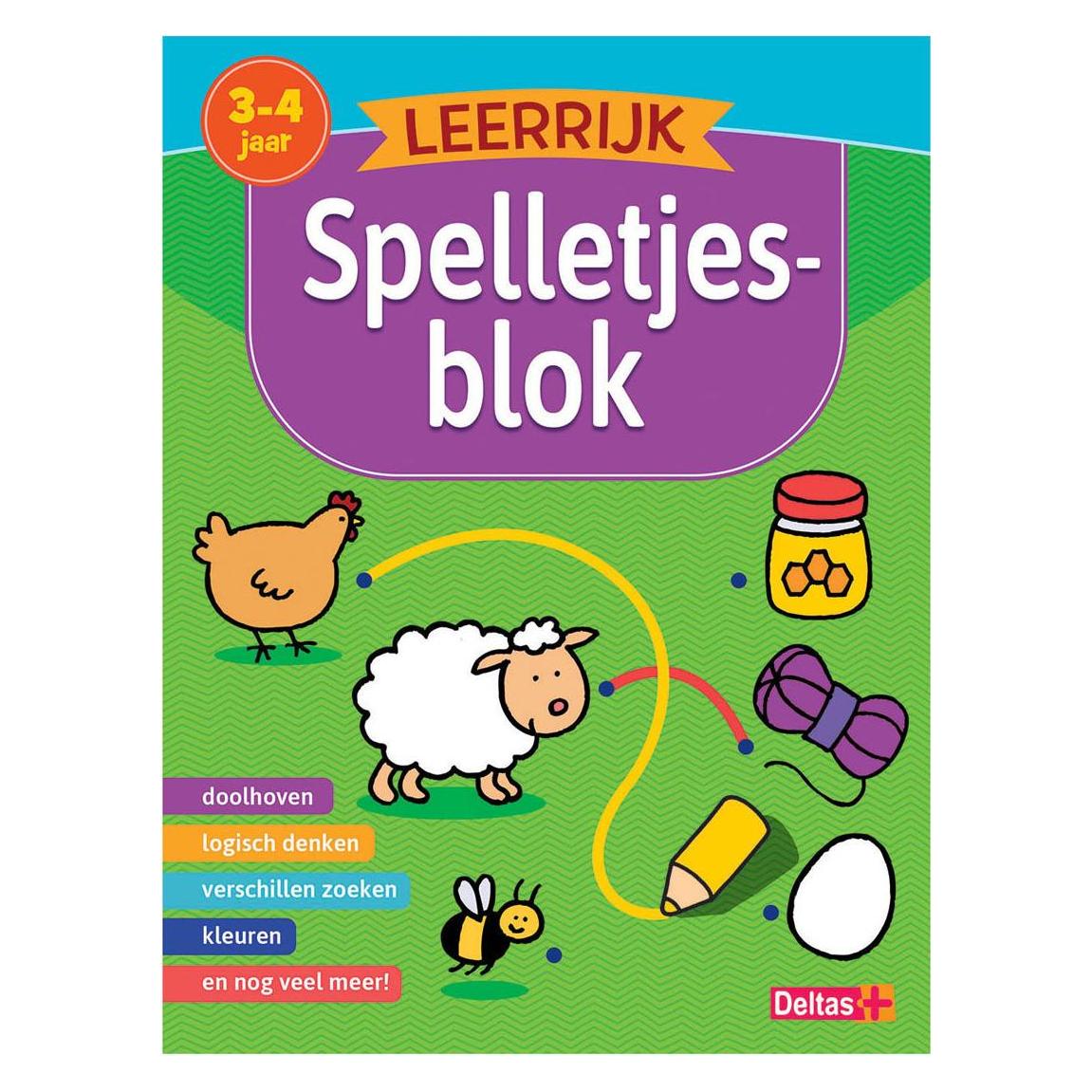Deltas Lernspielblock (3-4 J.) (Niederländisch) (53981001)