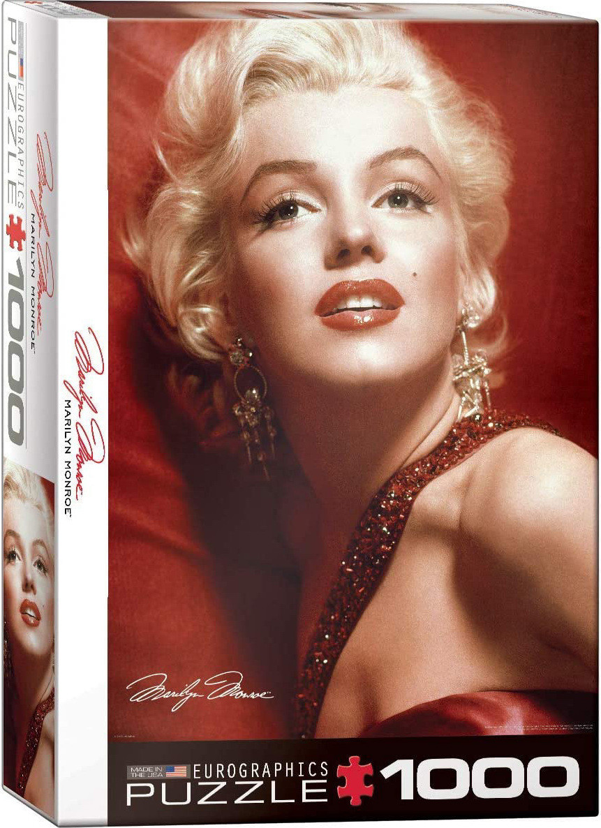 Empireposter Marilyn Monroe Puzzel in het rood - 1000 stukjes - 68 x 48 cm