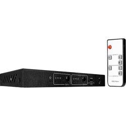 LINDY 2x2 HDMI 18G Matrix Switch 2+2 Port HDMI-Matrix-Switch 4096 x 2160 Pixel Schwarz 38302