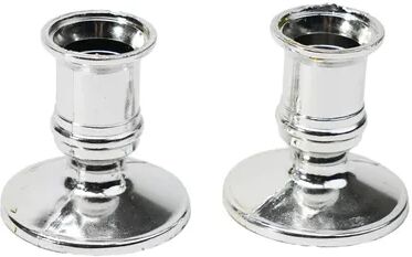 Inspire Daily Merch Silver Gold Taper Candle Holders Candlestick Rod Wax Base Home Decor Wedding silver