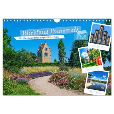 Blickfang Darmstadt! (Wandkalender 2026 DIN A4 quer), CALVENDO Monatskalender