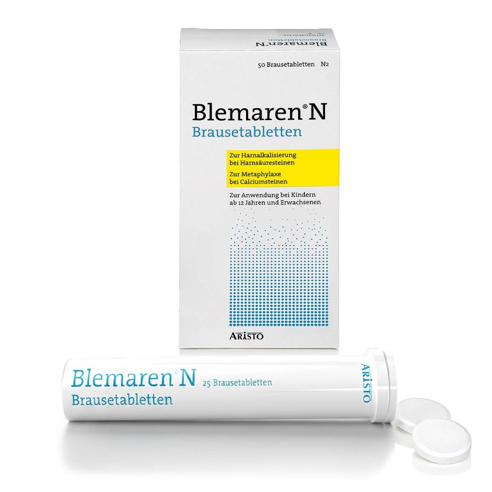 Aristo Pharma GmbH Blemaren® N Brausetabletten bei Harnsteinen 04078045