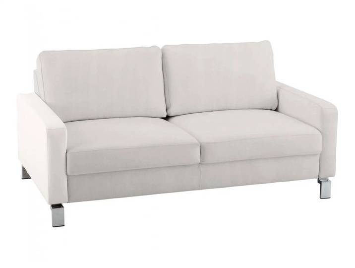 Sofa Interims Basic B: 164 cm Candy / Farbe: Silver / Material: Stoff Basic
