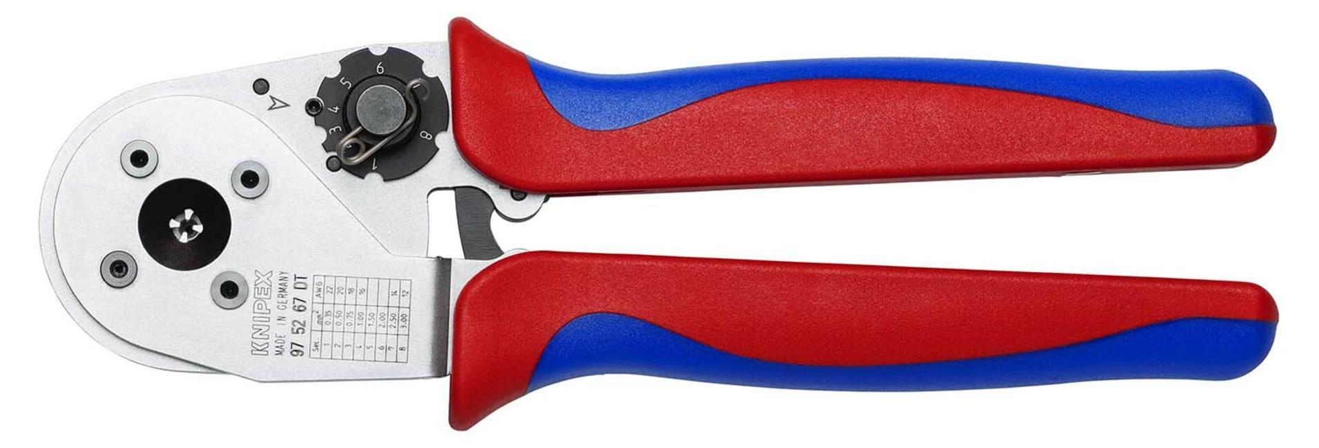 KNIPEX 97 52 67 DT Crimpzange Stiftkontakte Buchsenkontakt