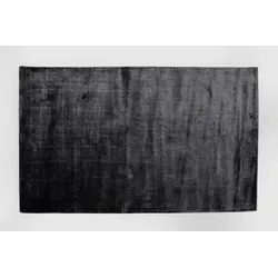KARE DESIGN Teppich Cosy Girly 240 x 170 cm Viskose Schwarz
