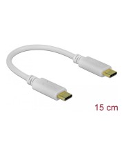 Delock 0.15m USB Ladekabel PD C Stecker auf Schwarz Kabel Digital/Daten 0,15 m (85357)