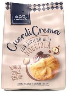 Sottolestelle Bolachas Recheadas Com Creme De Avelã Bio 200g