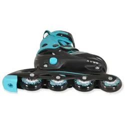 Byox, Rollschuhe, Inliner 2 in 1 Double blau (34, 35, 36, 37, 38), Blau