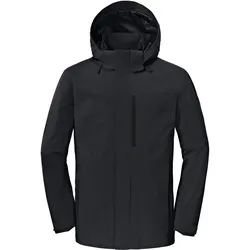 Regenjacke "WETTER-FEST" Zipin - M - schwarz