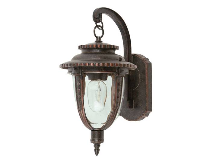Elstead Aussenwandleuchte St. Louis, dimmbar, bronze / altmessing, Metall, Wandleuchte außen