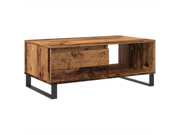 Couchtisch Old Wood 90 x 50 x 36,5 cm Holz Technik mit Aufbewahrung