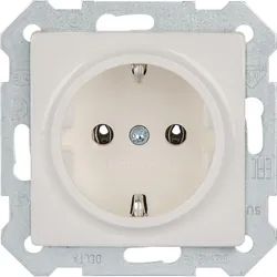 Steckdose mit Krallen titanweiß/ Schutzart IP20 1 Stück Siemens