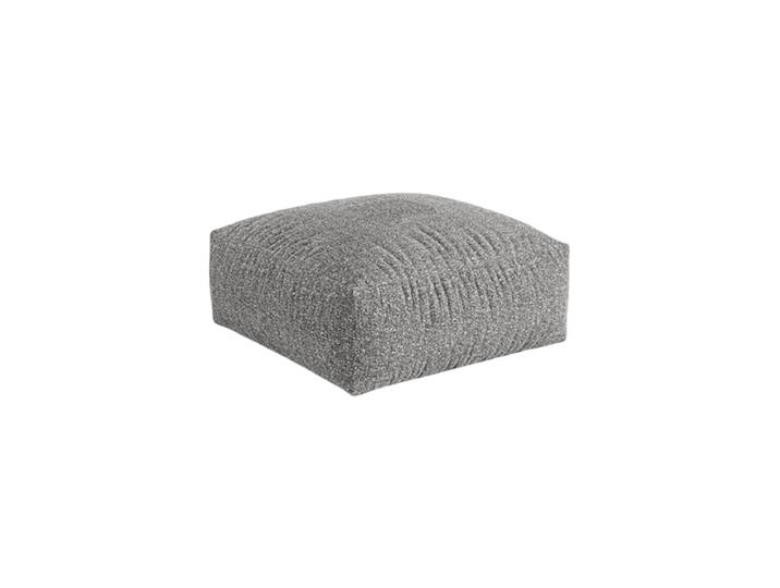 Design Sitzpouf „Martina“ Bouclé Graphit 106 x 106 cm Micadoni