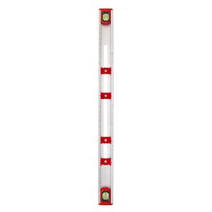 Einhell Wasserwaage 65902, 80 cm, mit 4 variablen Markierungslöchern, 2 Libellen