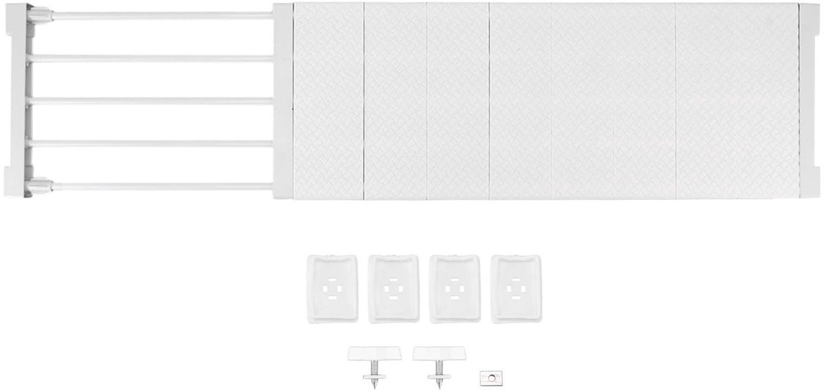 Uitbreidbare Spanningsplank Verstelbare Kast Divider 24 cm Breed 75-120 cm Lengte