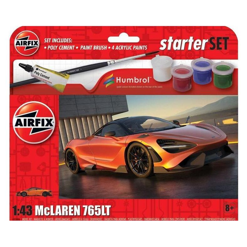 Airfix Starter Set - McLaren 765 (A55006)