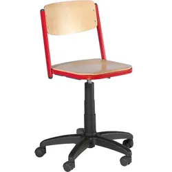 Drehspindelstuhl mit Sitz-/Rückenpolster