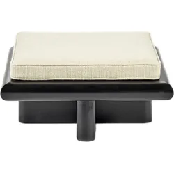 Taka Coco Pouf 72 cm, beige, Tulpenholz