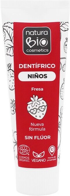 NaturaBIO Cosmetics Strawberry Children's Toothpaste 75 ml
