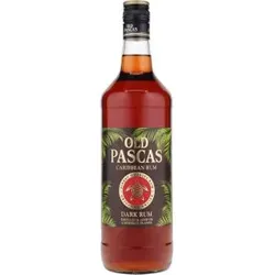 Old Pascas Caribbean Dark Rum 37,5% Vol. 1L