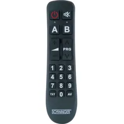 Schwaiger UFB1100 533 Fernbedienung IR Wireless DVD/Blu-ray, TV, TV-Tuner, Beistellgerät Drucktasten
