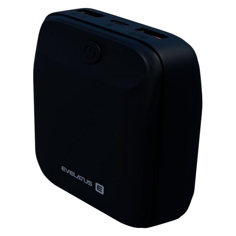 Evelatus Power Bank EPB07 10000 mAh (10000 mAh, 37 Wh) (EPB07BK)