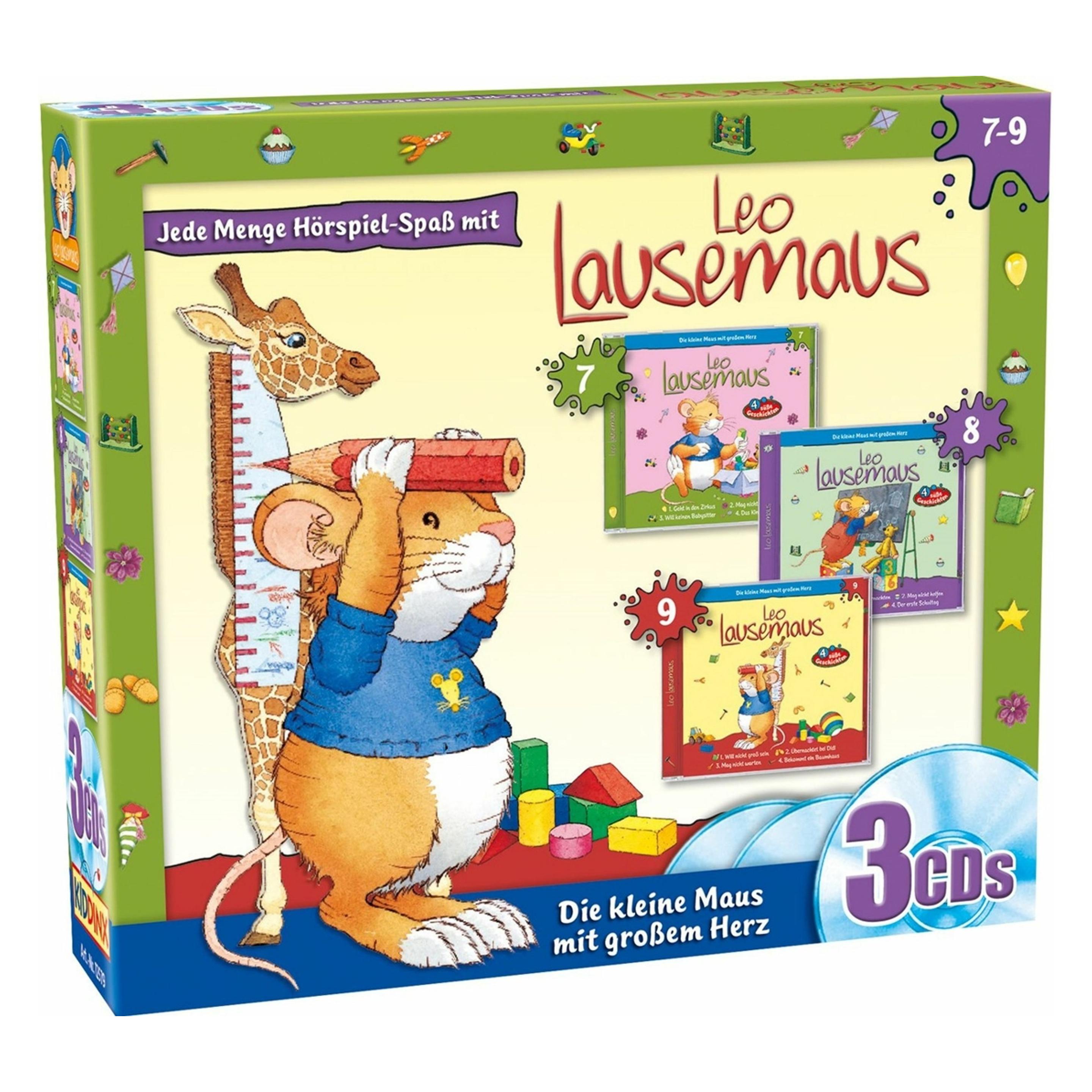 Kiddinx Leo Lausemaus 3cd-Box (Leo Lausemaus) (12579)