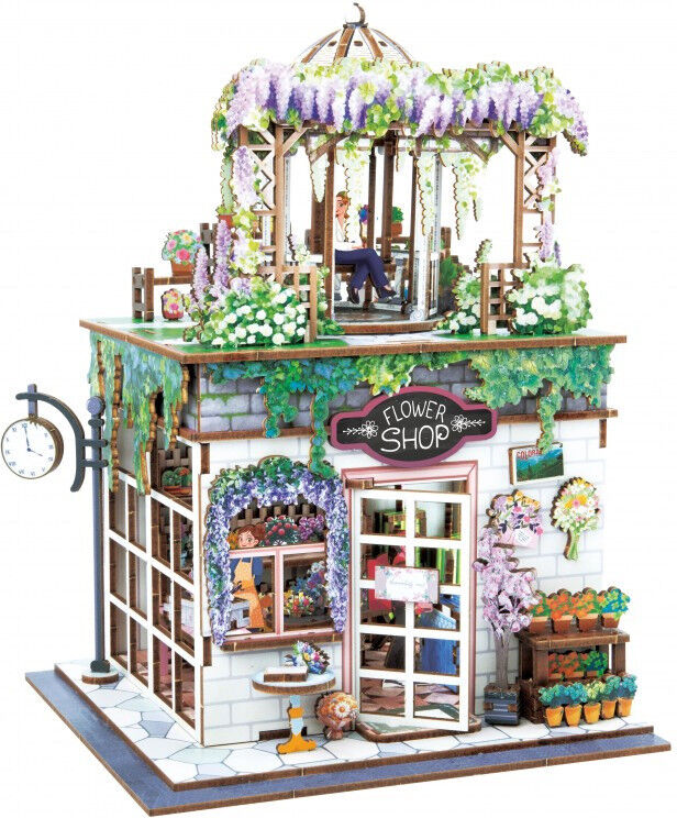 Buki France Maquette en bois 3D Diorama Fleuriste - Buki