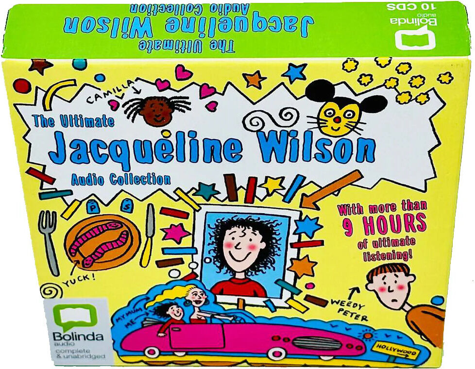 Unknown - Unverified (see review notes) Jacqueline Wilson Ultimate Audio Collection - 6 Stories, 10 CDs - Ages 7-9 - Audio CD Box Set inc. Tracy Beaker, Cliffhanger, Twin Trouble & More