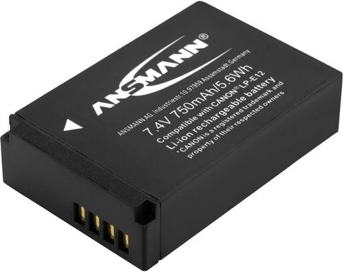 Ansmann A-Can LP-E12 Kamera-Akku ersetzt Original-Akku (Kamera) LP-E12 7.4 V 750 mAh