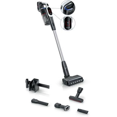 BOSCH Akku-Stielstaubsauger "BKS931BA", weiß, B:25cm H:130cm T:21,6cm, Akkusauger, HEPA-Filtersystem, 10 Jahre Motorgarantie, Staubkomprimierung, weiß
