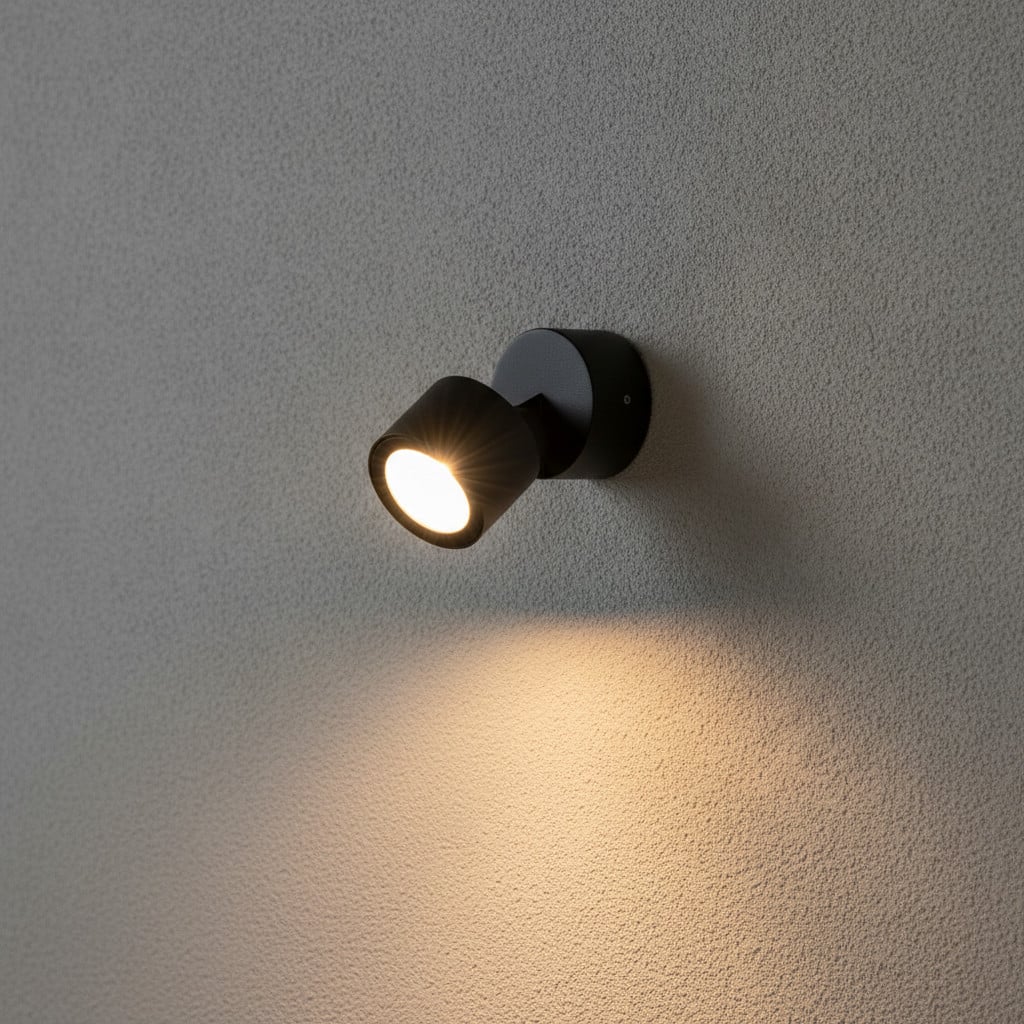 Lyora Helmet Ronde LED Spot 5W - Richtbaar - Zwart/Grijs